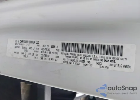 2014 Ram Promaster 1500 Low Roof from USA, damaged, VIN 3C6TRVAG1EE100660